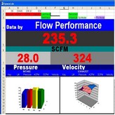 FPcom flowbench software works directly with MS Excel (R) in real time, for the ultimate in processing power.